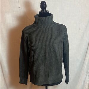 Charcoal Turtleneck Sweater